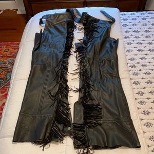 Harley-Davidson leather chaps, sz. Lg